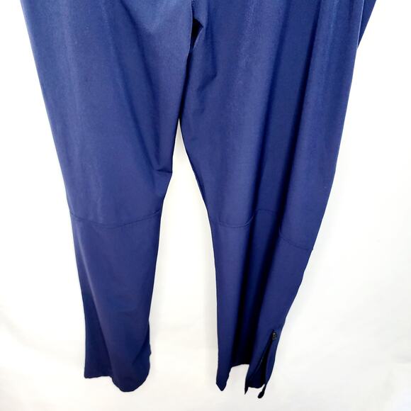 Under Armour Navy Blue Men's Tie Waist Zipper at Ankle Gym Running Pants Size M - Picture 9 of 9